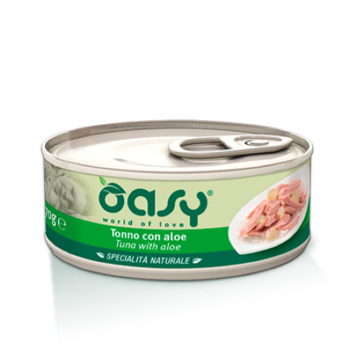 Oasy Specialità Naturale Tonno e Aloe 150gr Oasy Specialità Naturale Tonno e Aloe 150gr